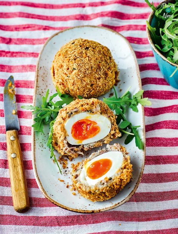 Tuna Scotch Eggs Pinch Of Nom