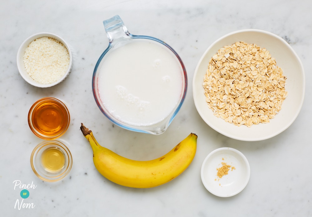 Coconut, Banana and Maple Porridge - Pinch of Nom Slimming Recipes
