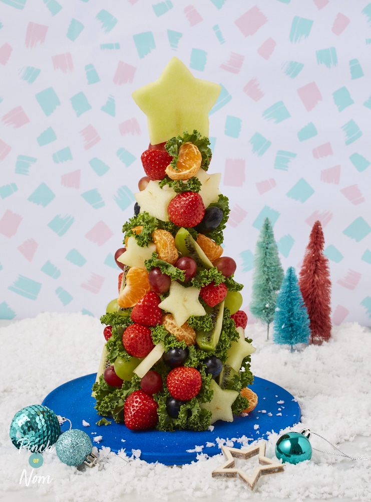 Fruit Christmas Tree - Pinch of Nom Slimming Recipes