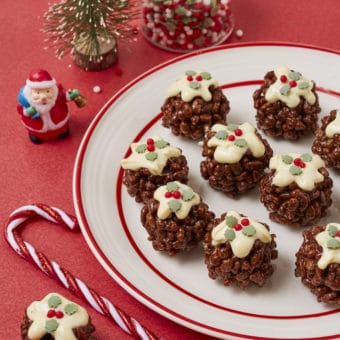 Rice Krispie Christmas Puds - Pinch of Nom Slimming Recipes