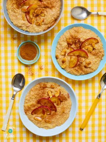 Apple Pie Porridge pinchofnom.com