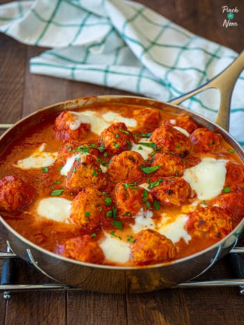 Chipotle Turkey Meatballs pinchofnom.com