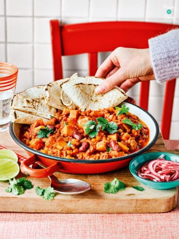 Sweet Potato Chilli pinchofnom.com