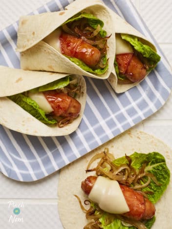 Pig in a Blanket Wrap pinchofnom.com
