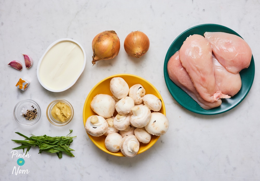 Creamy Tarragon Chicken - Pinch of Nom Slimming Recipes