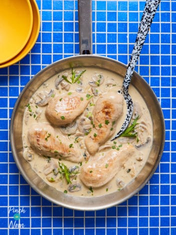 Creamy Tarragon Chicken pinchofnom.com