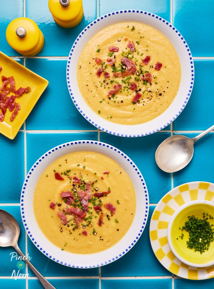 Cauliflower Cheese Soup - Pinch of Nom Slimming Recipes