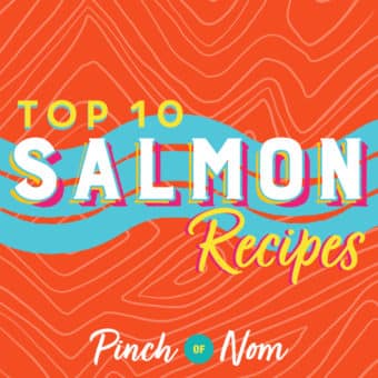 Top 10 Salmon Recipes pinchofnom.com