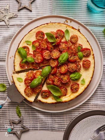 Savoury Cheesecake pinchofnom.com