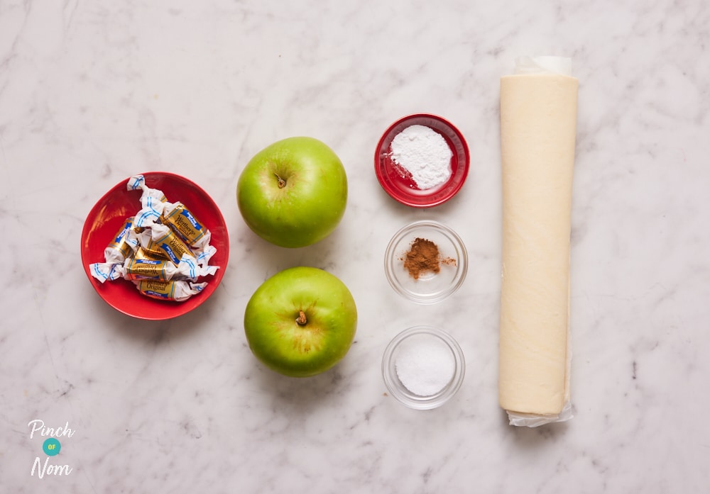 Toffee Apple Swirls - Pinch of Nom Slimming Recipes