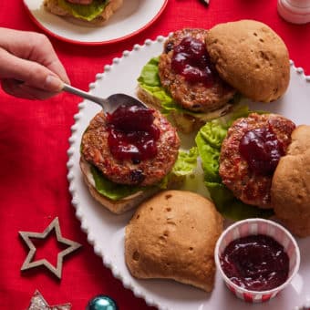 Turkey Cranberry Burgers - Pinch o Nom Slimming Recipes