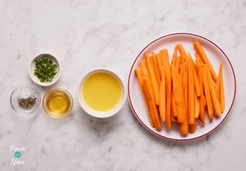 Carrots with Honey and Orange - Pinch Of Nom