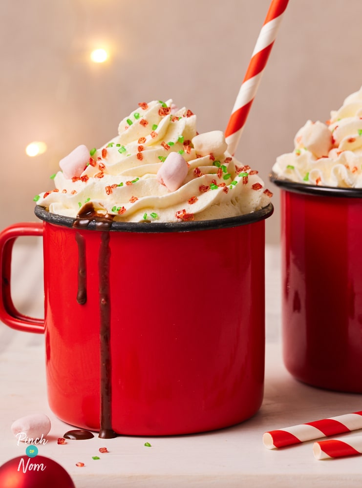Christmas Hot Chocolate - Pinch of Nom Slimming Recipes