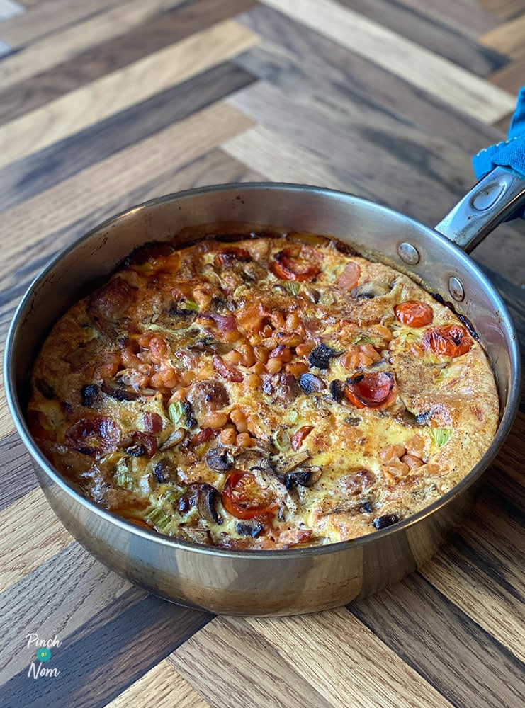 Fry-Up Frittata - Pinch of Nom Slimming Recipes