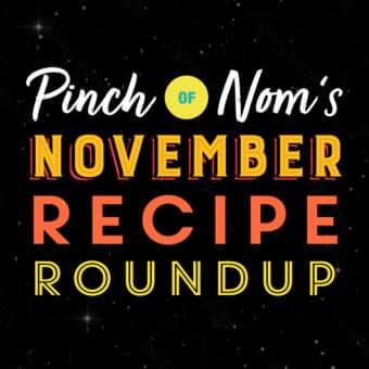 Pinch of Nom's November Recipe Round-up pinchofnom.com