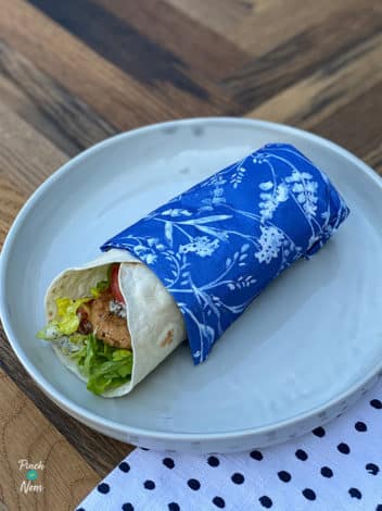 Tikka Fishcake Wrap pinchofnom.com