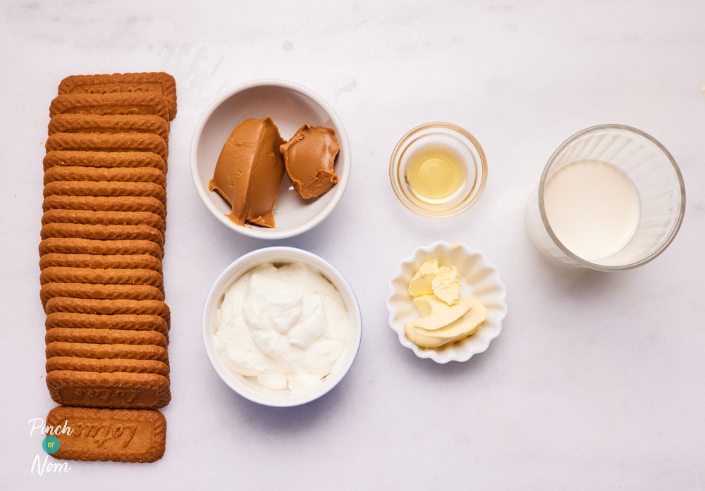 Creamy Biscoff Pie - Pinch of Nom Slimming Recipes