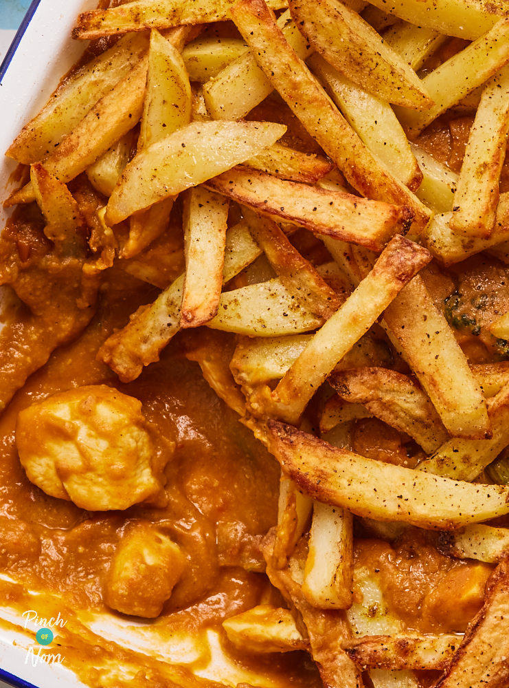 Curry and Chips Pie - Pinch of Nom Slimming Recipes