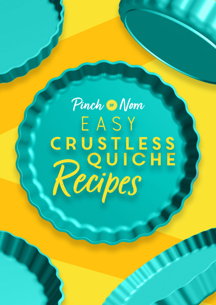 Easy Crustless Quiche Recipes - Pinch of Nom Slimming Recipes