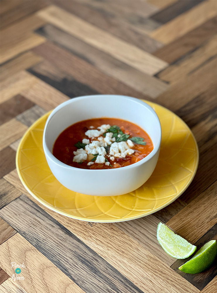 Chilli Bean Soup - Pinch of Nom Slimming Recipes