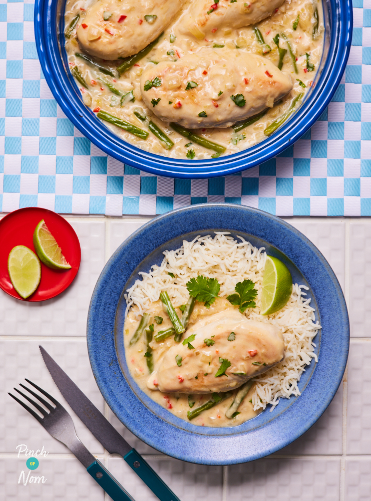 Coconut and Lime Chicken - Pinch of Nom Slimming Recipes