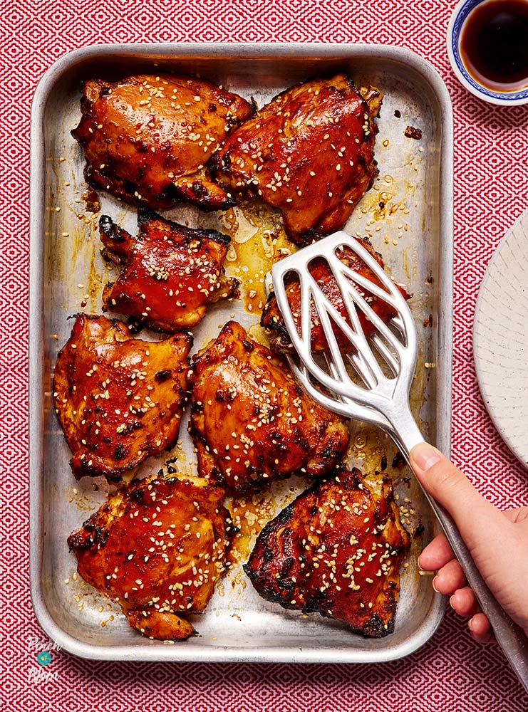 Honey Soy Chicken Thighs - Pinch of Nom Slimming Recipes