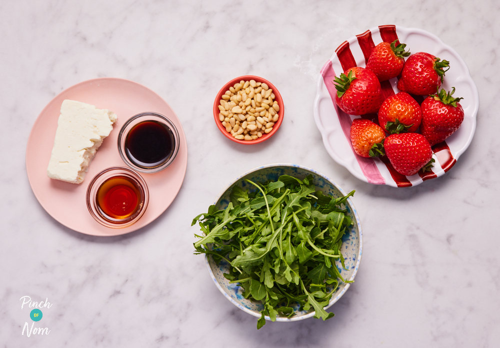 Strawberry and Feta Salad - Pinch of Nom Slimming Recipes