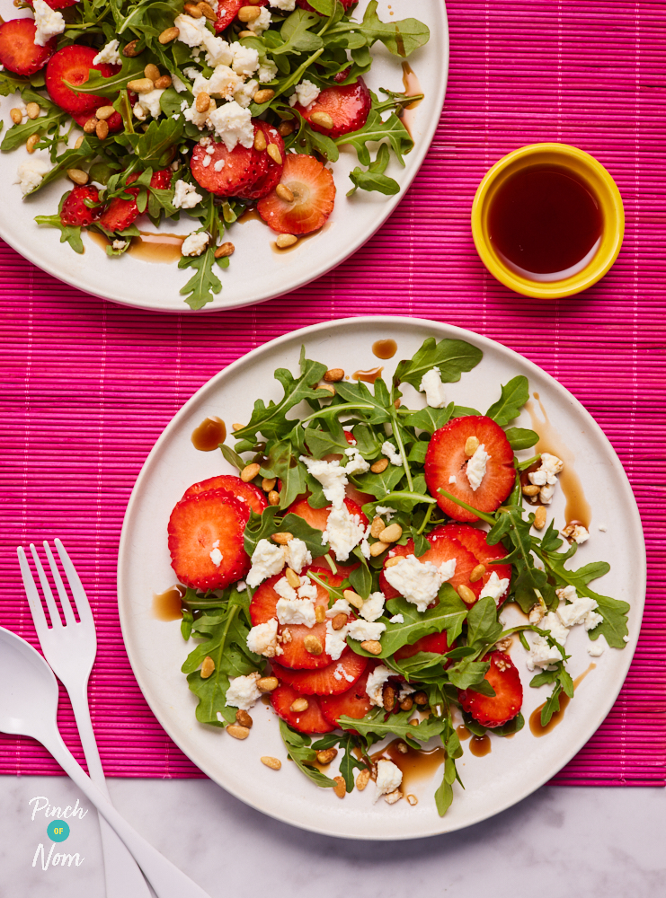Strawberry and Feta Salad - Pinch of Nom Slimming Recipes