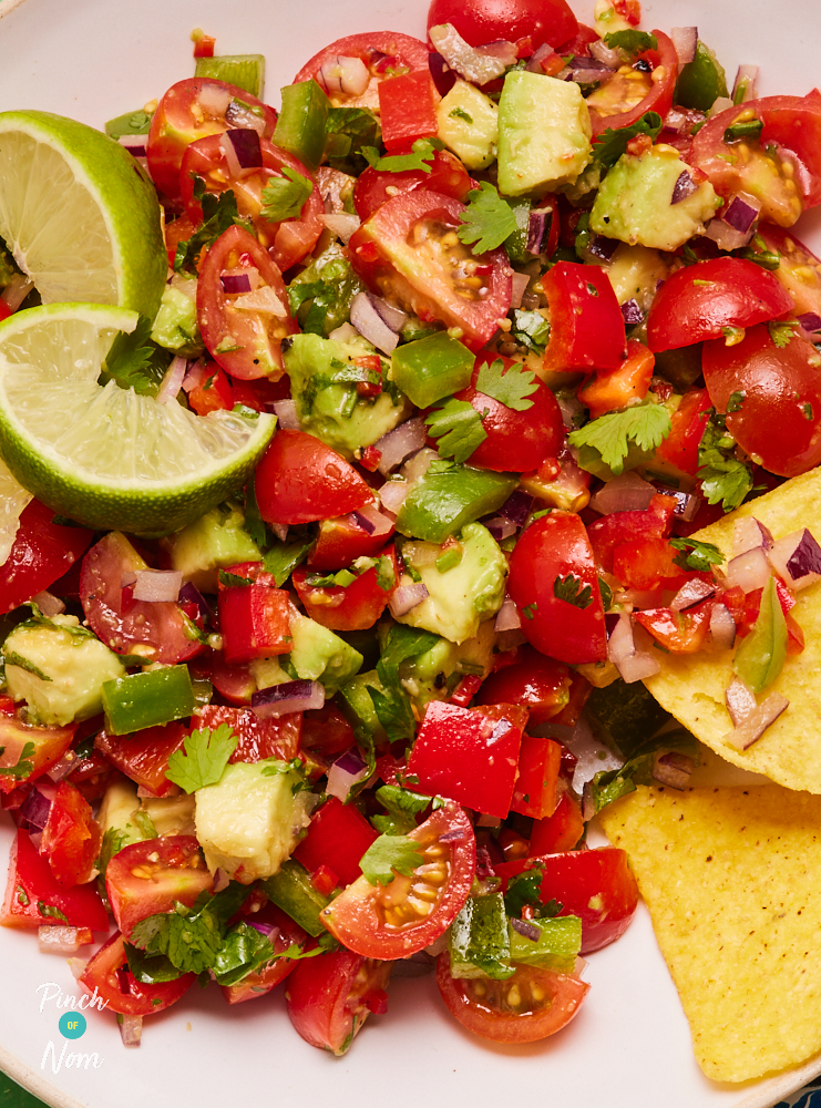 Salsa Salad - Pinch of Nom Slimming Recipes