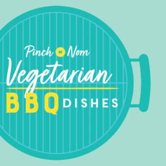 Vegetarian BBQ Dishes pinchofnom.com