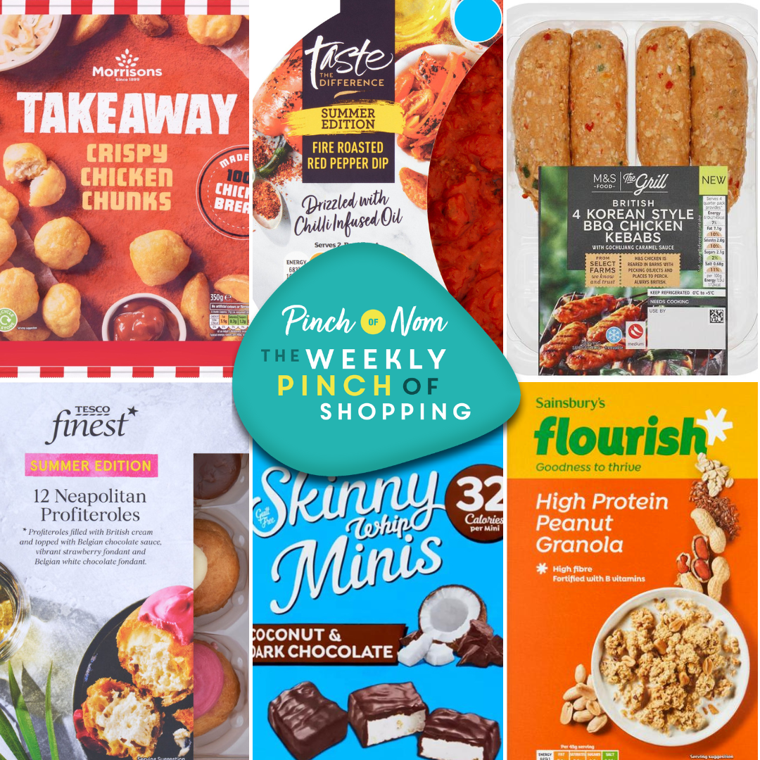 Your Slimming Essentials – The Weekly Pinch of Shopping 28.07.23 pinchofnom.com