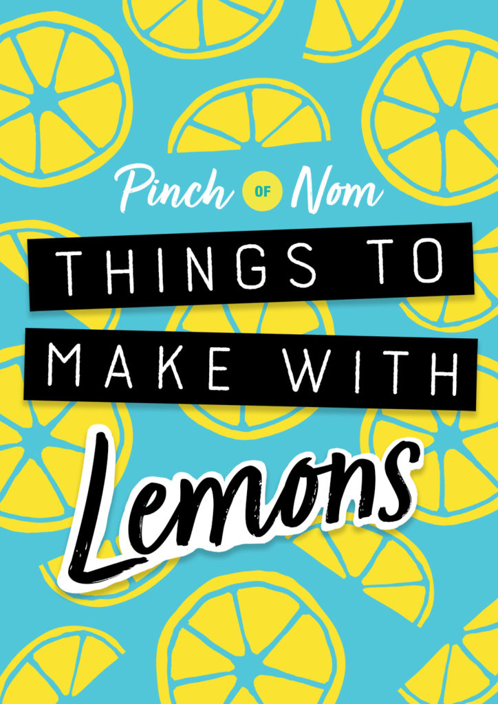 Things to Make with Lemons - Pinch of Nom Slimming Recipes