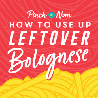 Easy & Delicious Recipe Ideas to Use Up Leftover Bolognese pinchofnom.com