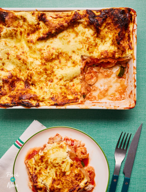 Seafood Lasagne - Pinch Of Nom