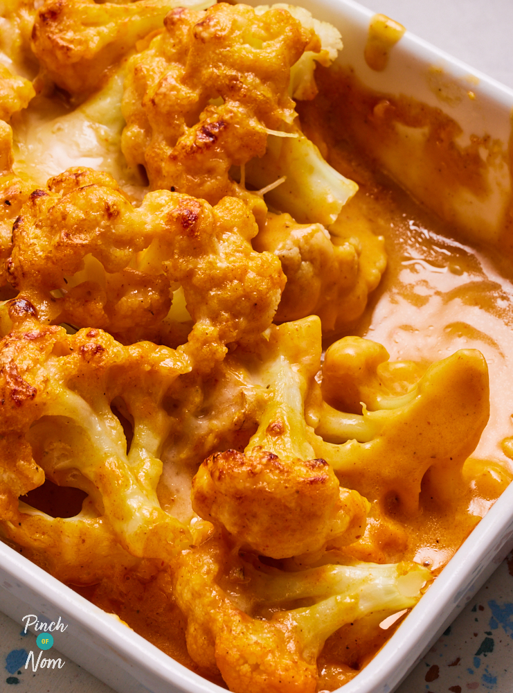 Curried Cauliflower Cheese - Pinch of Nom Slimming Recipes
