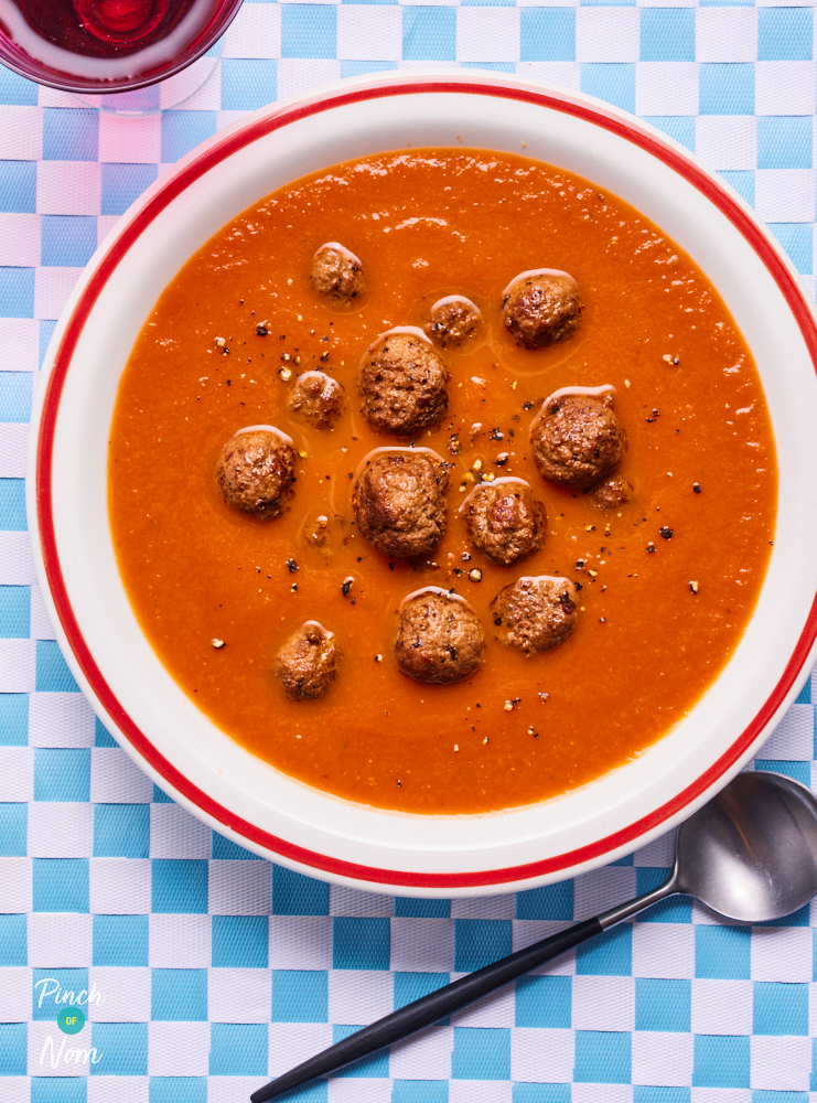 Meatball Soup - Pinch of Nom Slimming Recipes