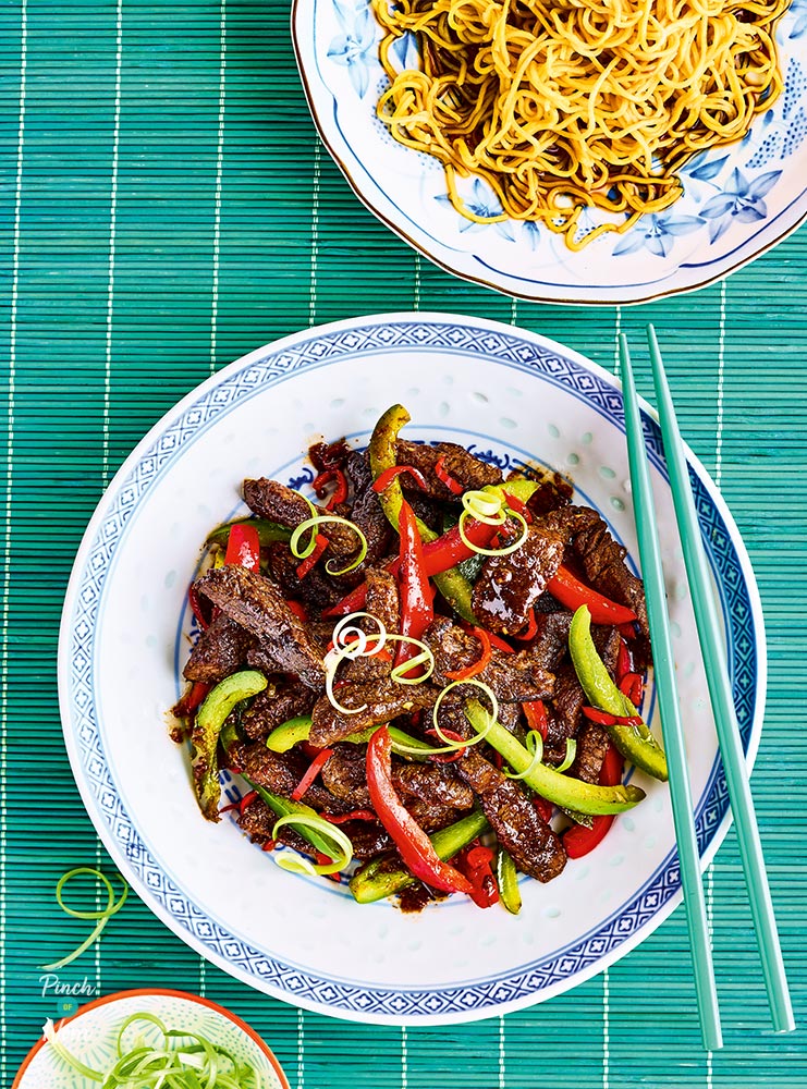Beef with Chili and Garlic - Pinch of Nom Slimming Recipes