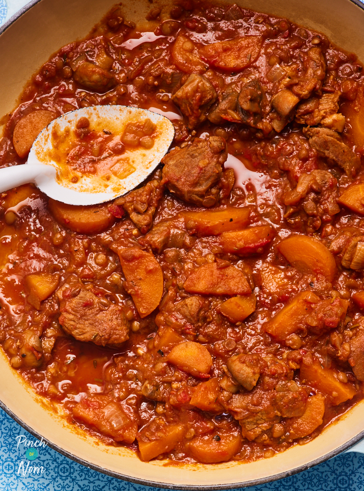 Lamb and Lentil Stew - Pinch of Nom Slimming Recipes