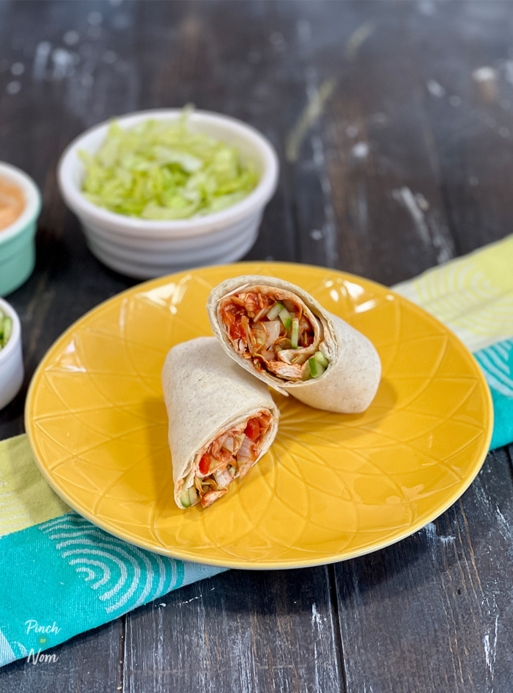 Sweet and Spicy Chicken Wraps Recipe - Add a Pinch