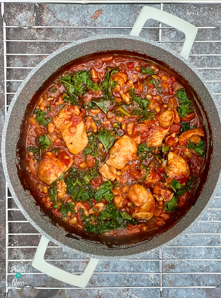 Smoky Chicken and Bean Stew - Pinch of Nom Slimming Recipes