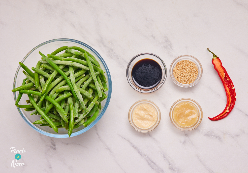 Chinese-Style Green Beans - Pinch of Nom Slimming Recipes