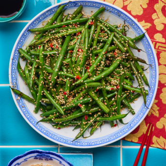 Chinese-Style Green Beans - Pinch of Nom Slimming Recipes
