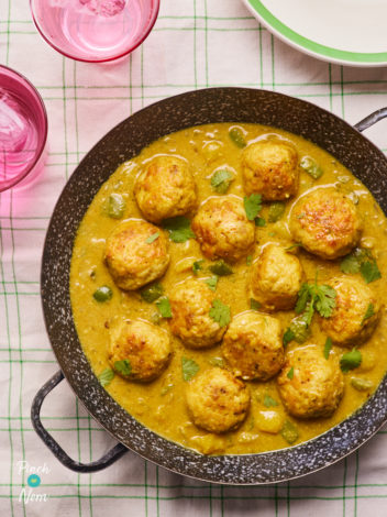 Korma Meatballs pinchofnom.com