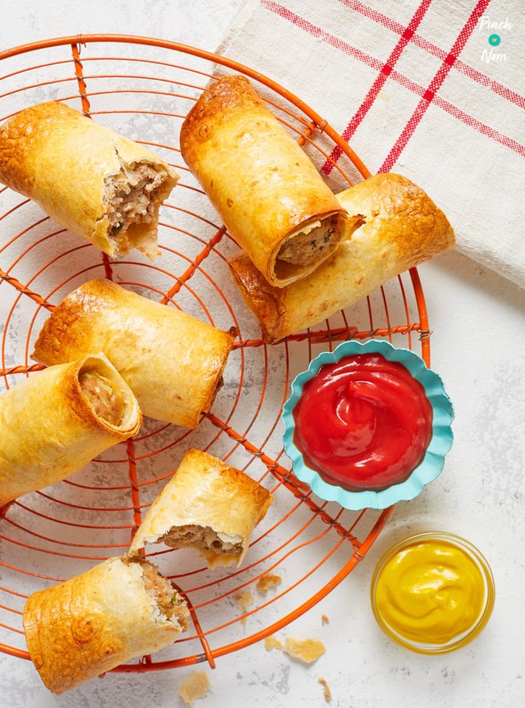 Air Fryer Sausage Rolls - Pinch of Nom Slimming Recipes