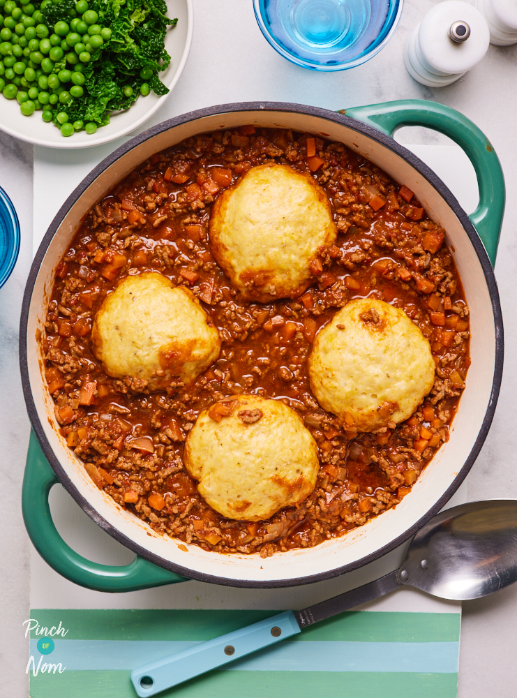 Slow Cooker Mince and Dumplings - Pinch Of Nom