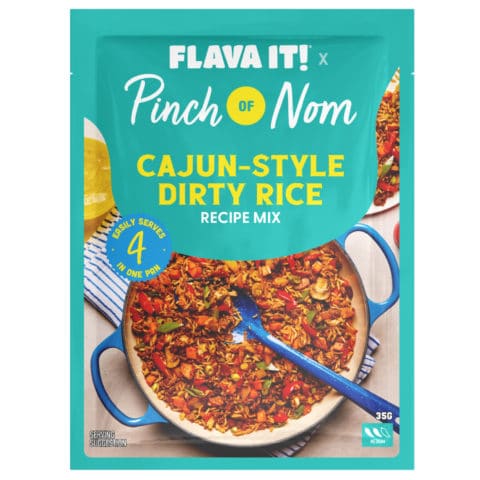 Flava It! - Cajun-Style Dirty Rice pinchofnom.com