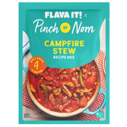 Flava It! - Campfire Stew pinchofnom.com