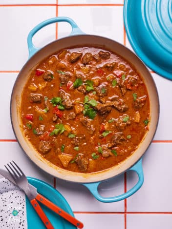 Beef and Butternut Squash Curry pinchofnom.com