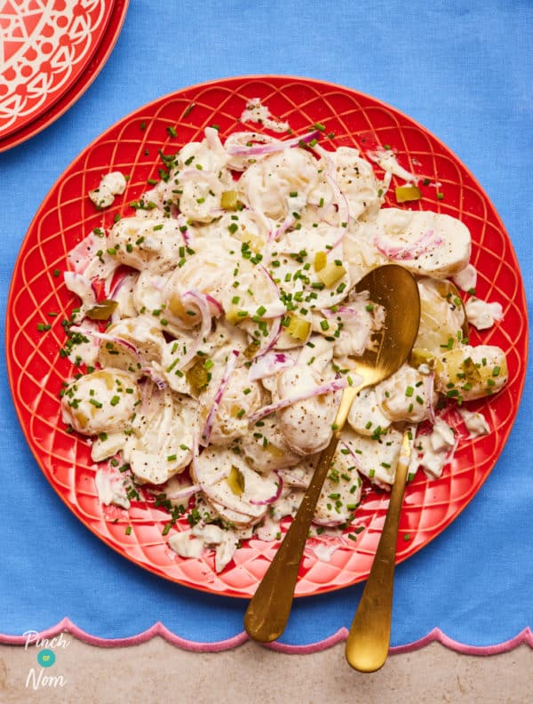 Pickle Potato Salad pinchofnom.com