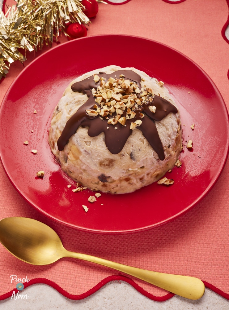 Frozen Biscoff Christmas Pudding - Pinch Of Nom